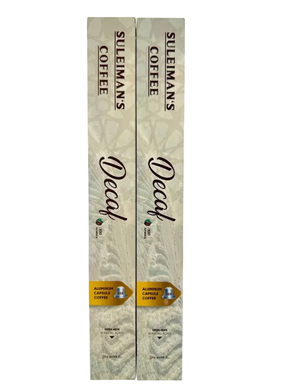 Кофе в капсулах Suleimans Decaf , 2 уп по 10 шт