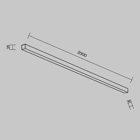 Линейный светильник Technical LL311007