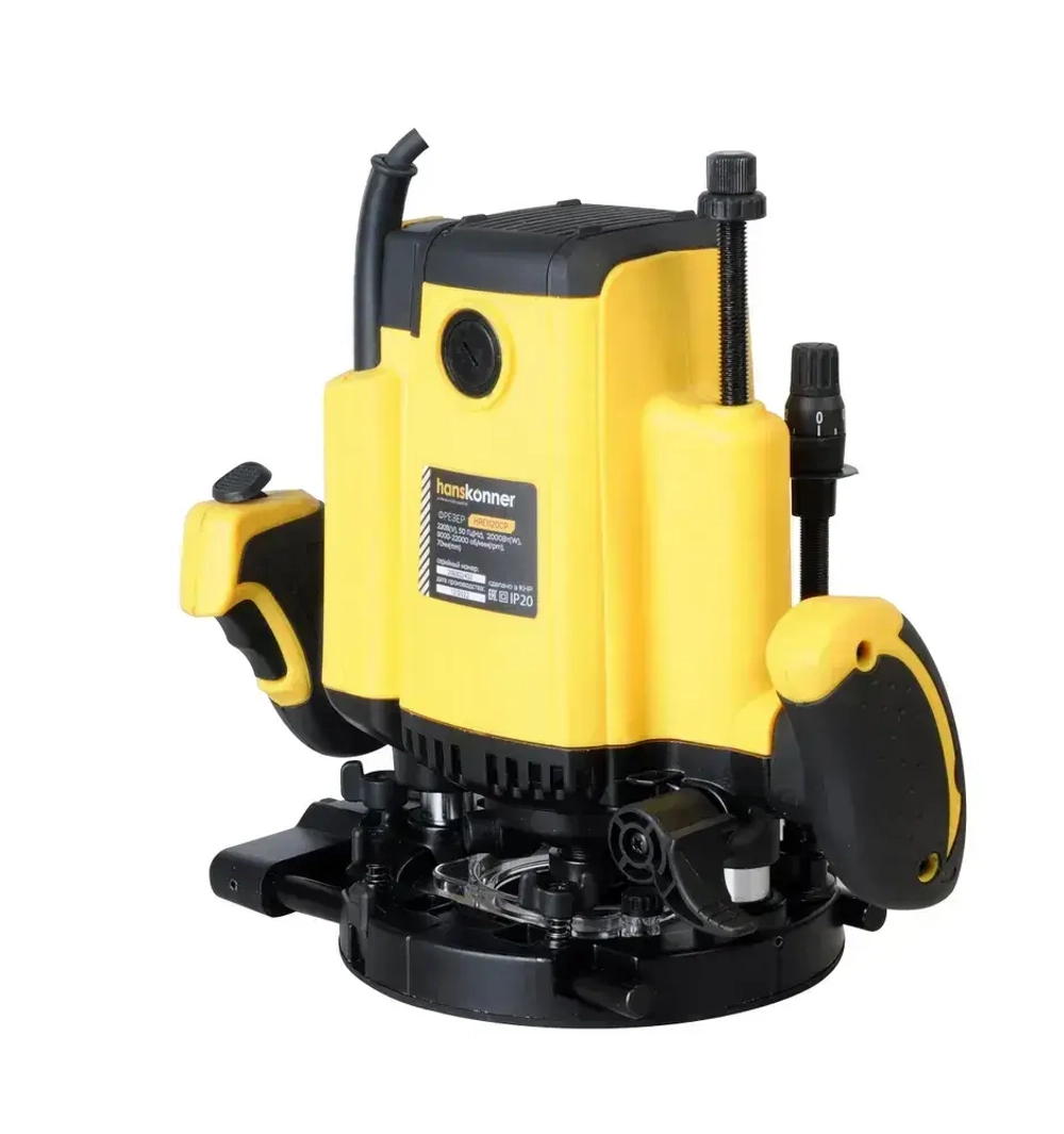 Фрезер Hanskonner PLATINUM, 2000Вт, цанга 8-12мм, 9000-22000об/мин