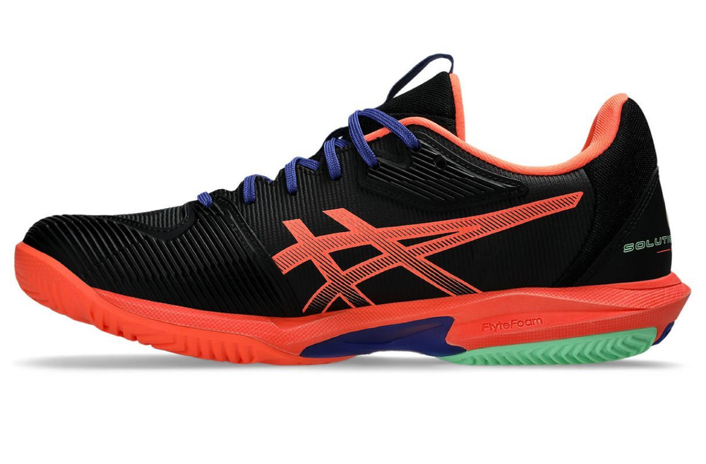 Мужские кроссовки для Падел Asics Solution Speed FF 3 Padel - black/vivid coral