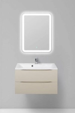 Тумба с раковиной Belbagno MARINO 100 подвесная Crema Opaco