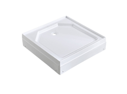 Душевая кабина AvaCan (АваКан) K2010LED с низким поддоном, с ГМ, с электрикой и LED освещением, 100х100х220