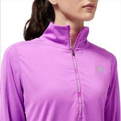 Женская Кофта теннисная New Balance Accelerate Half Zip - Розовый