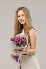 Моно- букет (цвет сирень)