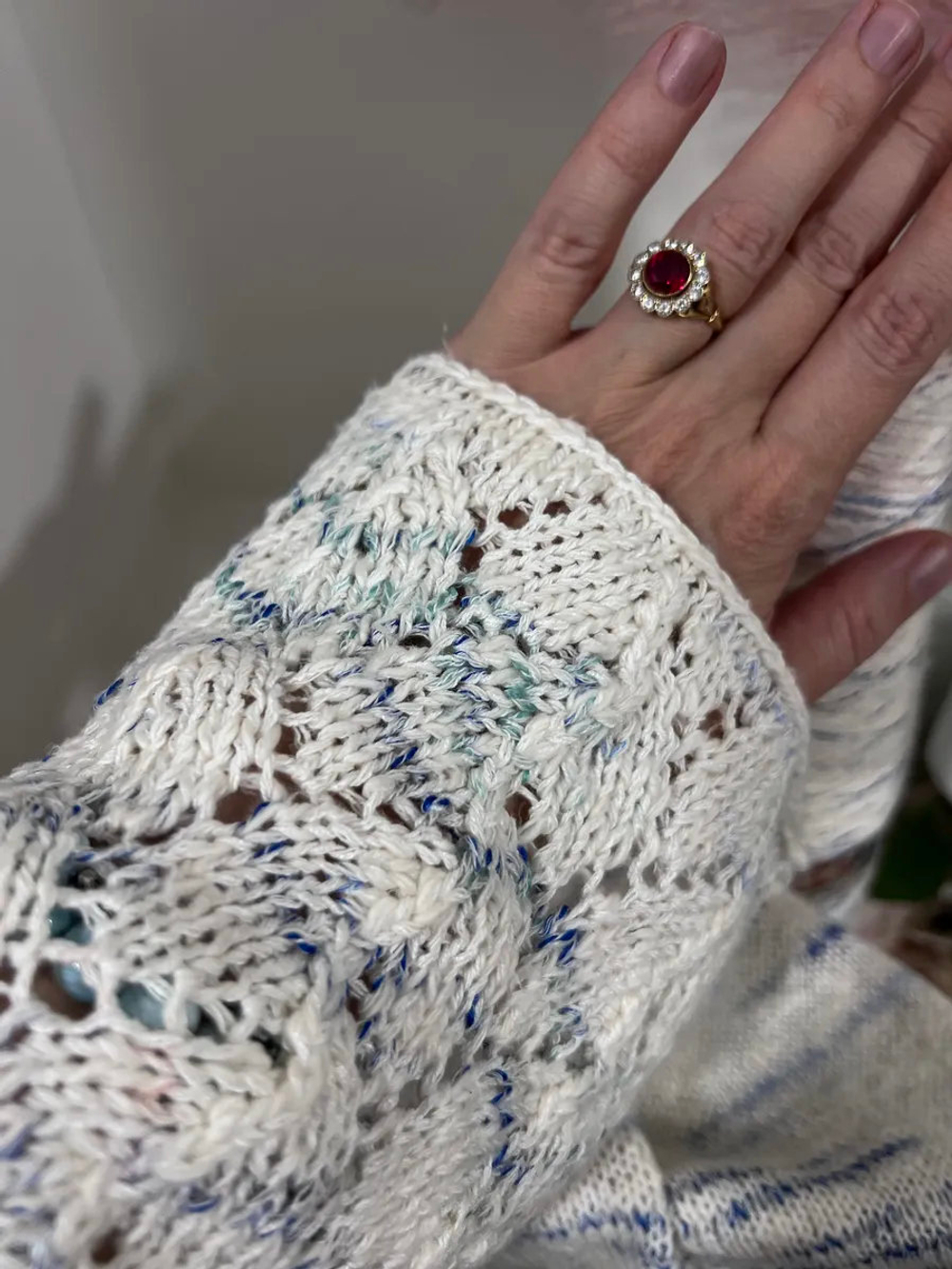 Хлопок акварельный 4-х ниточный фламе ,100 г