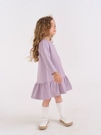 Платье с воланом "Вереск"