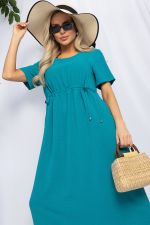 Платье Цветы Лета (морская волна) П13056-18М LT Collection