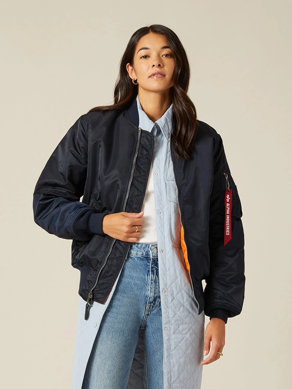 Куртка утепленная мужская ALPHA INDUSTRIES ALPHA MA-1 FLIGHT JACKET