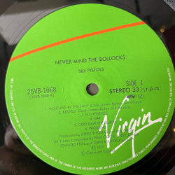 Винтажная виниловая пластинка LP Never Mind The Bollocks Here's The Sex Pistols (Japan 1986) (No Obi)