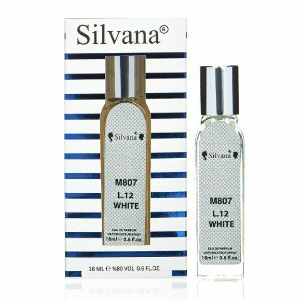 Пробник Silvana M807 L.12 White edp for men 18 ml.