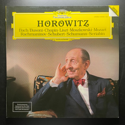 Горовиц – Бах, Шопен, Лист, Мошковский, Моцарт, Рахманинов, Шуберт, Шуман, Скрябин (Германия 1985г.)
