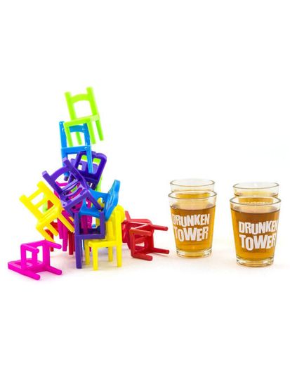 Игра Стулья (с рюмками)