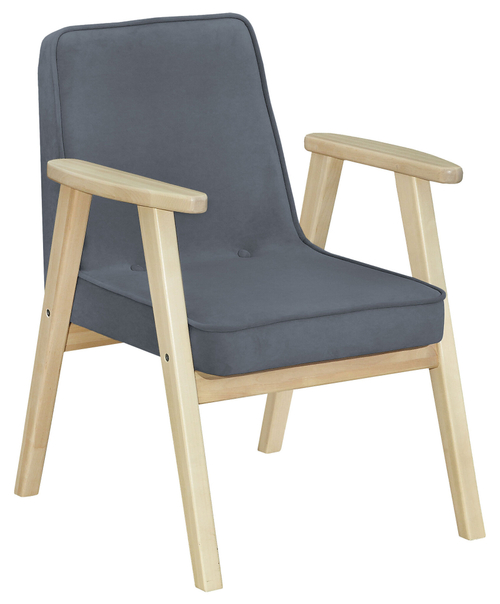 Кресло для отдыха Ретро 3кат CATANIA SILVER 1 Вариант  Бесцветный (Лак) Элегия