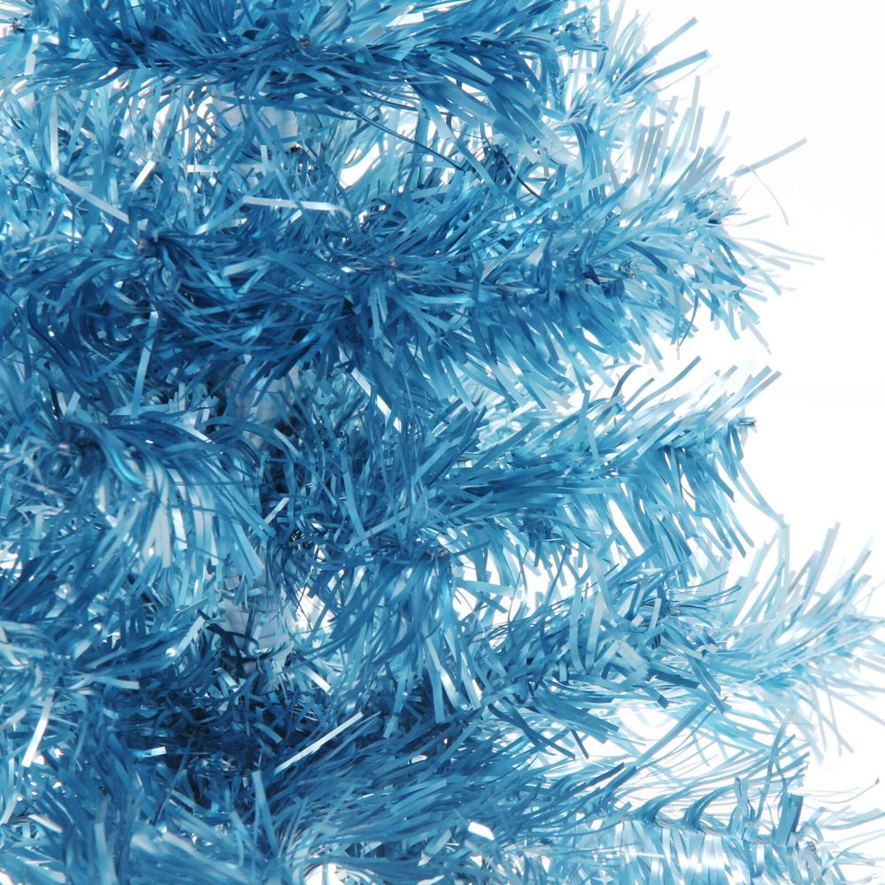 Ёлка «Теплая вьюга» 40 см, ПВХ (50 веток), Голубой