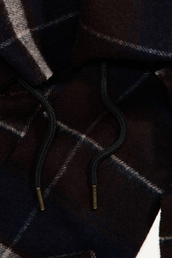 H&M - Glenn Martens Шерстяной шарф с капюшоном, темно-синий