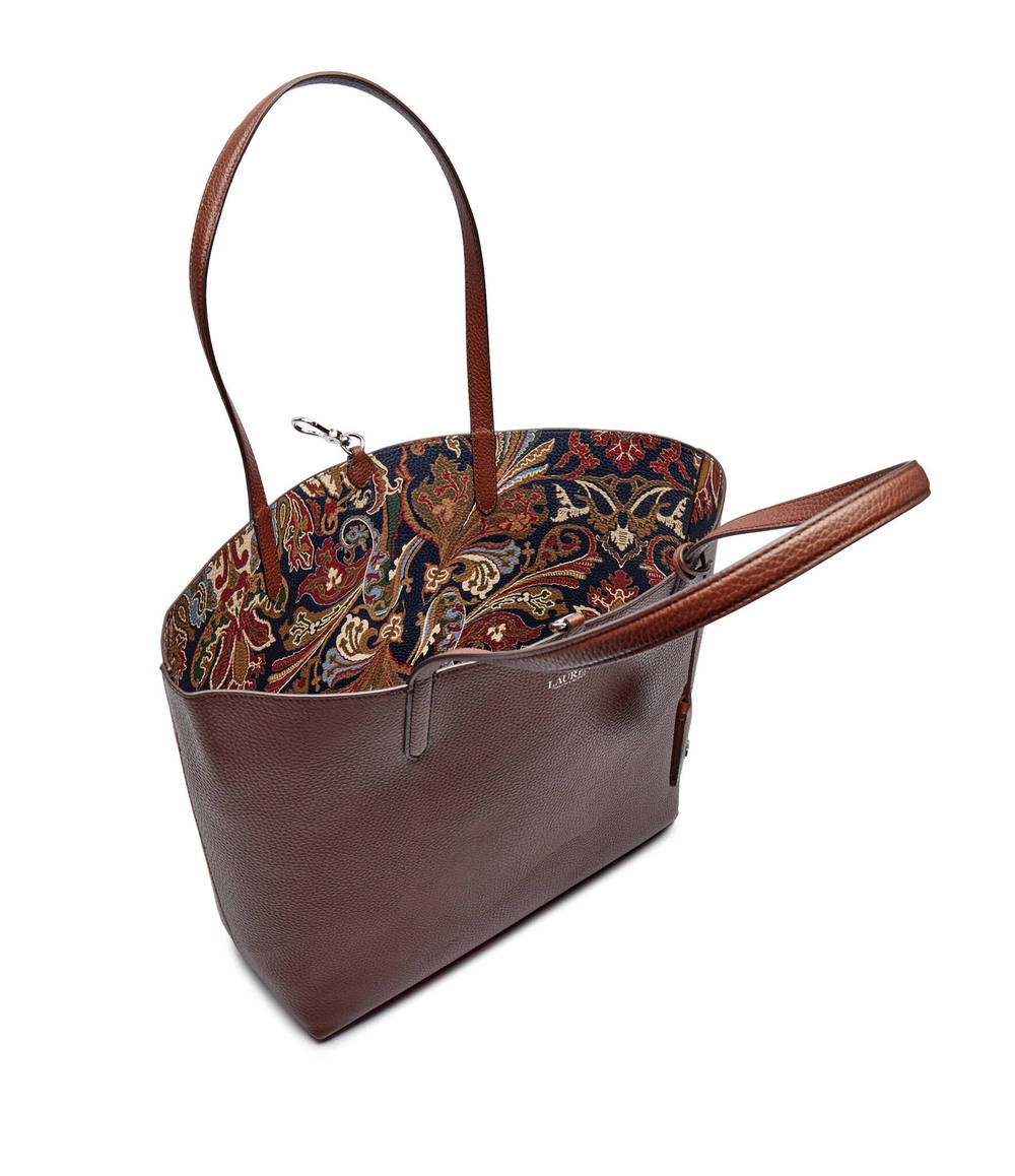 Двухсторонняя сумка-шопер + поясная сумка LAUREN RALPH LAUREN - коричневый(431795329)