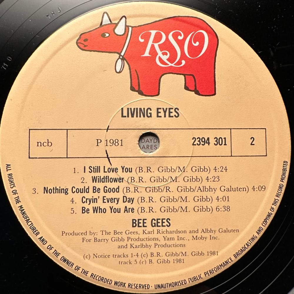 Bee Gees - Living Eyes (Скандинавия 1981г.)
