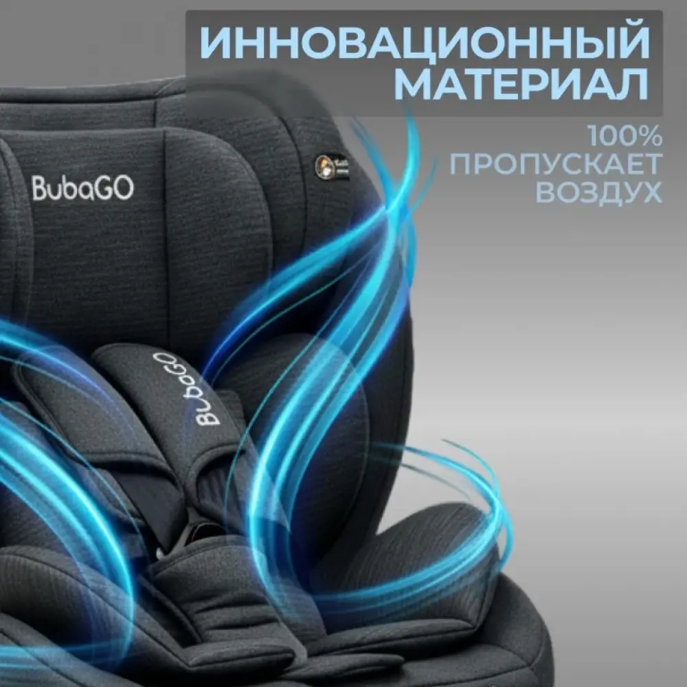 Автокресло Bubago Aspid / BG 170-2 (серый)