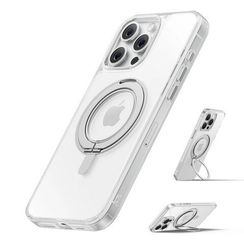 Чехол Anker Magnetic Clear Case для iPhone 16 Pro Max с кольцом-подставкой (A90H1H0C) прозрачный