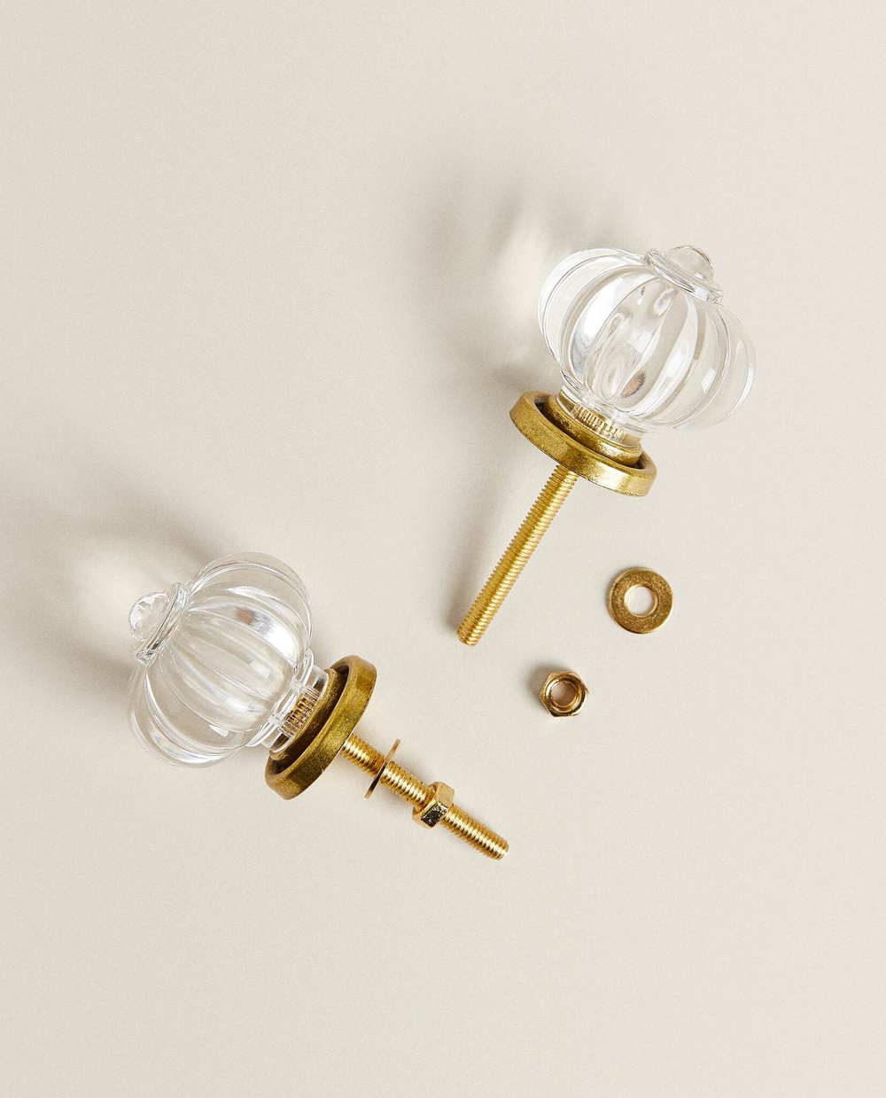 ZARA HOME МЕБЕЛЬНАЯ РУЧКА ИЗ АКРИЛА «ЦВЕТОК» (НАБОР ИЗ 2 ШТ.)