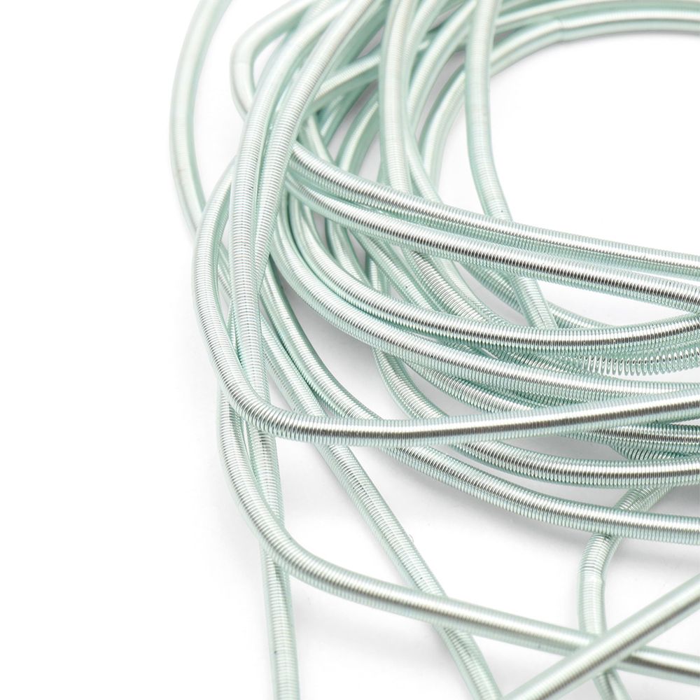 Канитель/трунцал гладкая матовая 1 мм, 5 гр. +/- 0,1 гр, светло-бирюзовый