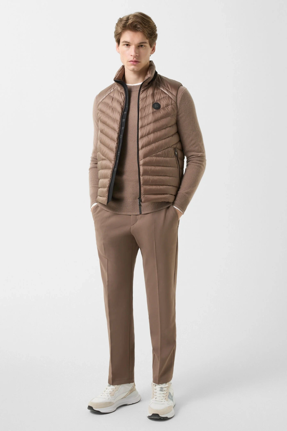 Джемпер мужской BOGNER BRENDON в бежевом цвете