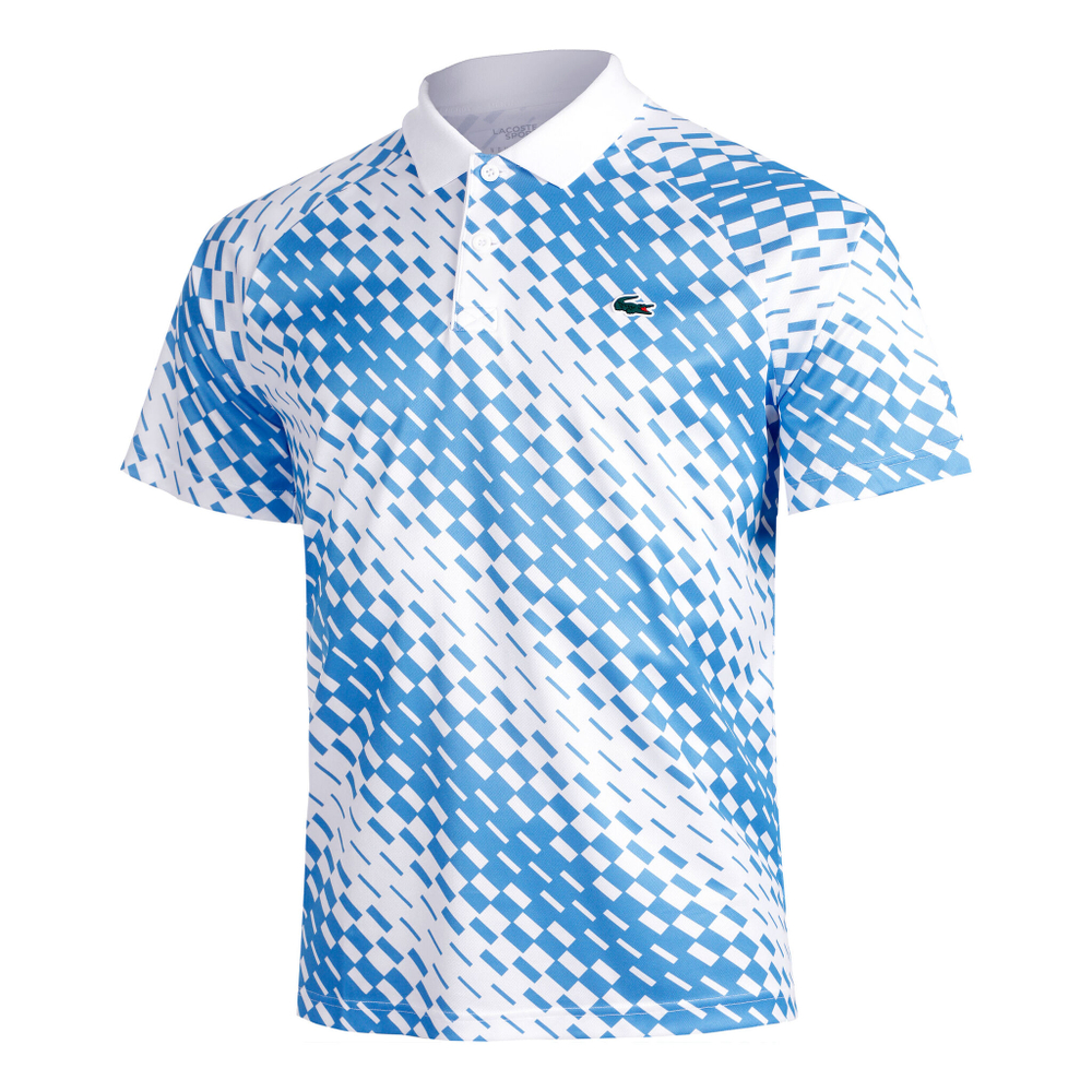 Мужское теннисное поло Lacoste Polo Men - White, Blue