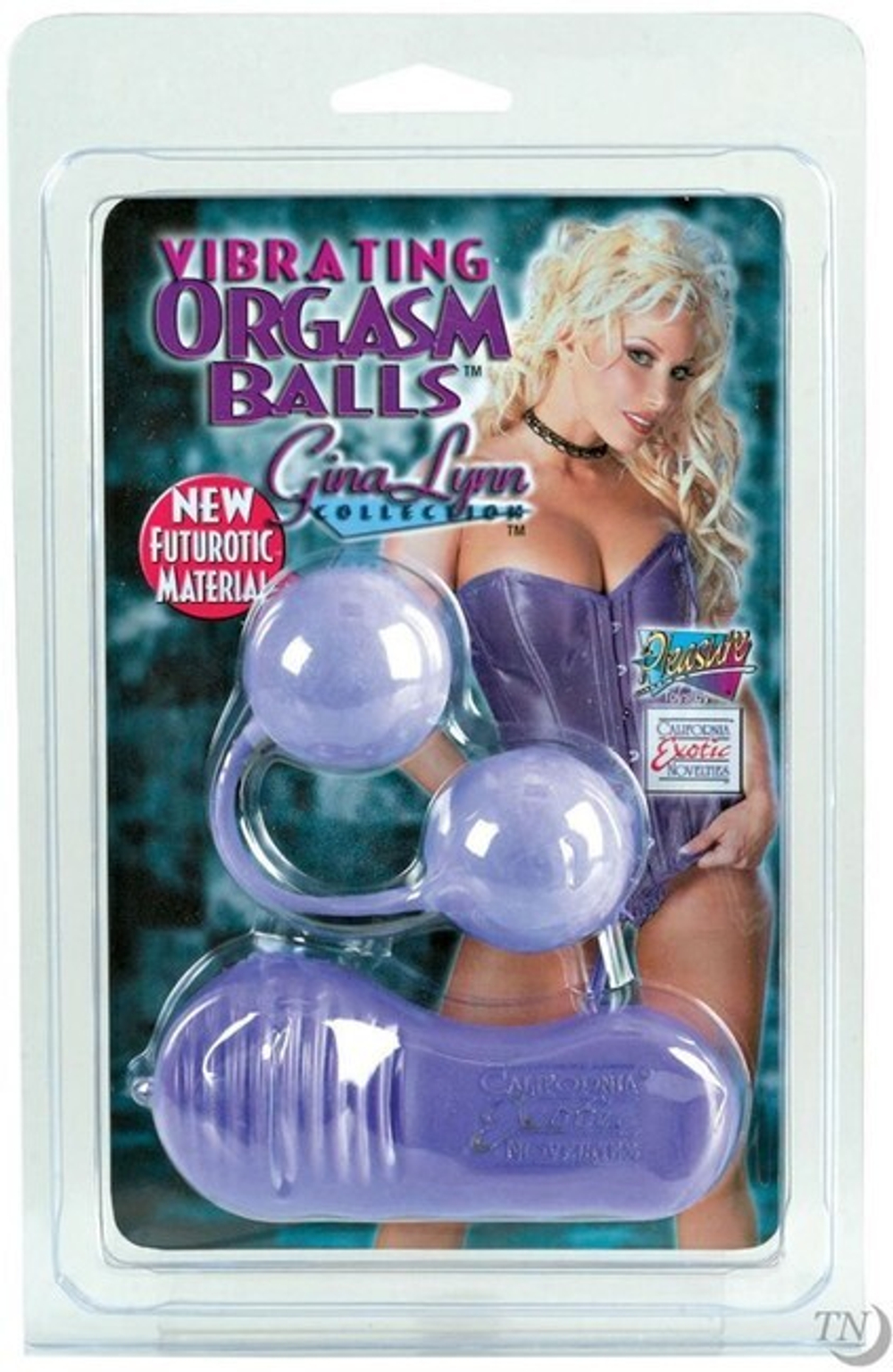 Шарики с вибрацией Futurotic Gina Lynn (Цвет: Фиолетовый)