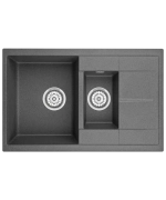Кухонная мойка Kuppersberg MODENA 60 NL 1,5B1D DARK ROCK фото 