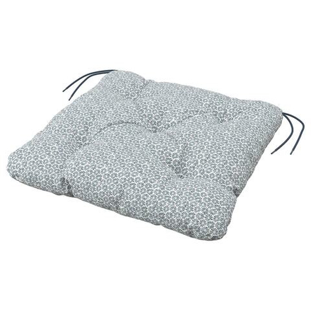 IKEA KLÖSAN  (ИКЕА КЛÖСАН)  -  Подушка для кресла, сад, голубая, 44x44 см