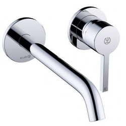 Смеситель для раковины Kludi NOVA FONTE Pura настенный, однорычажный, внешняя часть, излив 230 мм, хром (202450515)