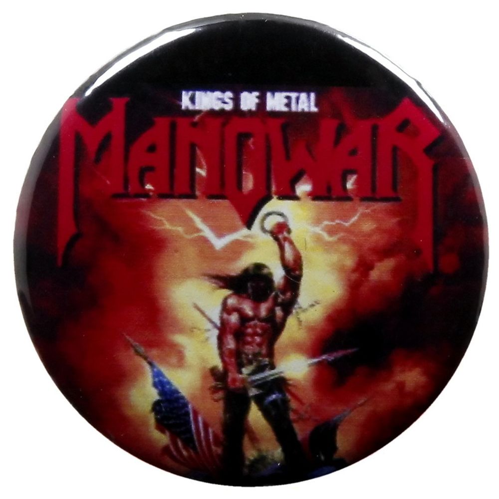 Значок Manowar Kings of Metal (442)