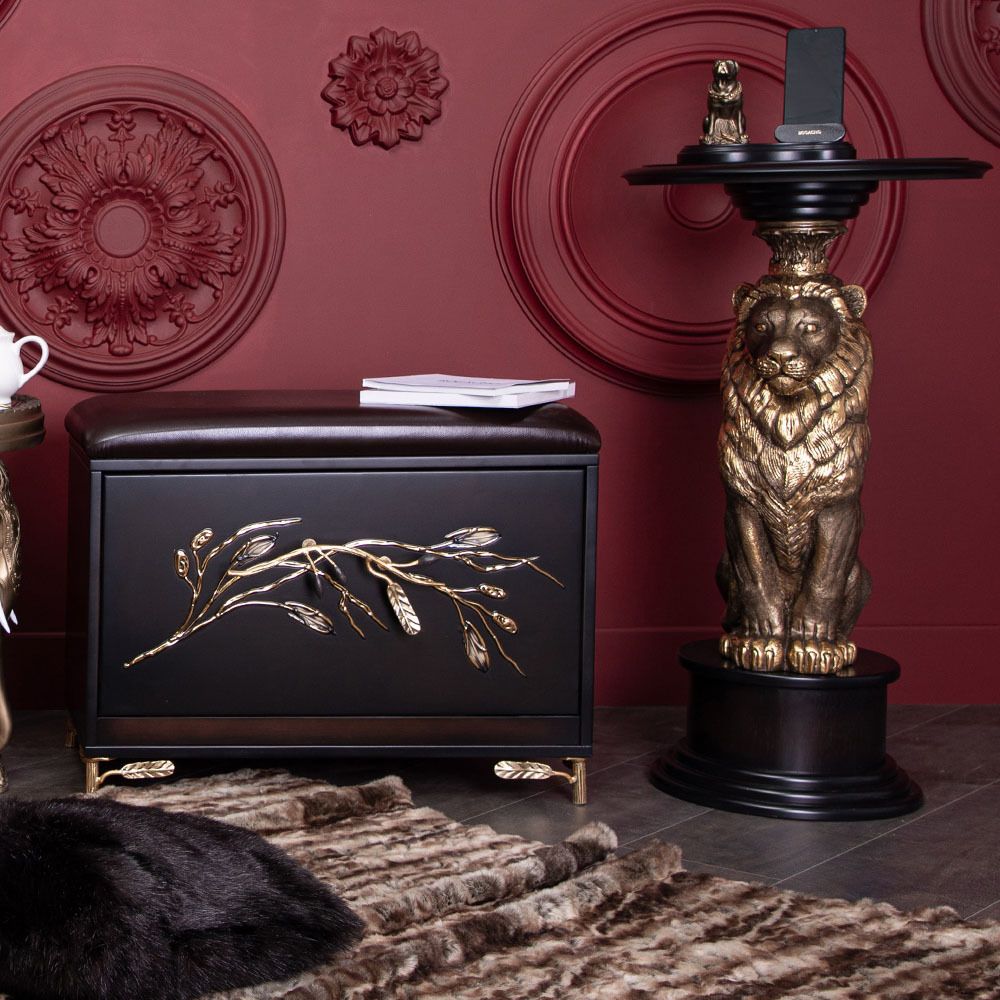 Банкетка Oliva Branch (Олива Бранч) Каштан Амбер