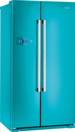 Отдельностоящий двухкамерный холодильник Gorenje NRS 85728 BL
