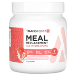 TransformHQ, заменитель приема пищи, универсальный коктейль, с клубникой и сливками, 287 г (10,3 унции)