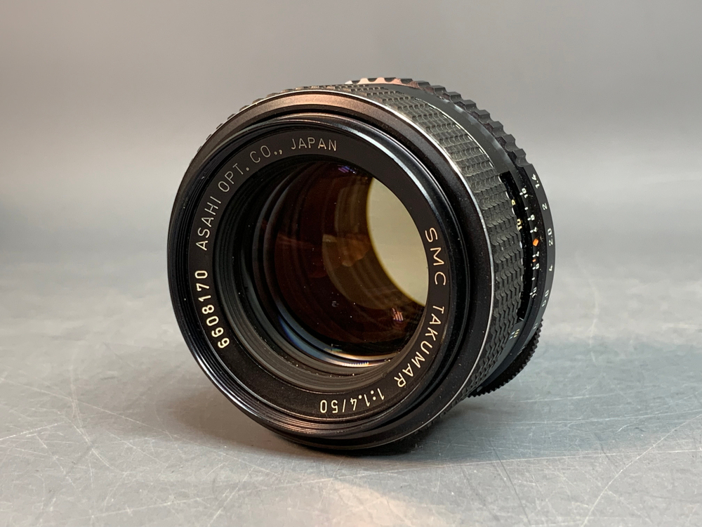 SMC Takumar 1.4/50, грибок на передней линзе