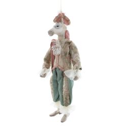 GAEM Игрушка набивная подвес "Лошадь", L18 W9 H37/22 см