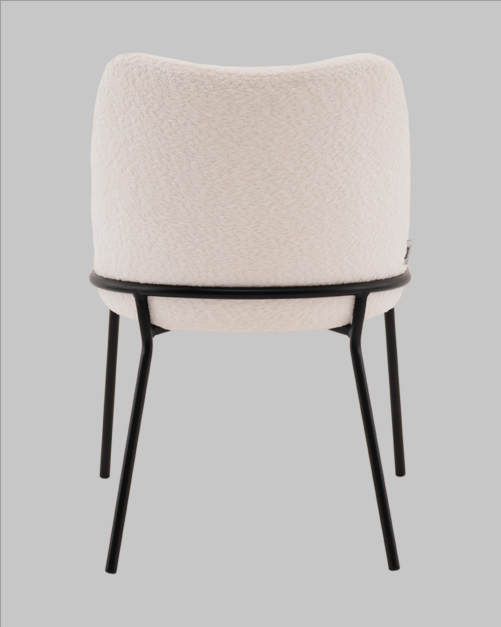 Стул с подлокотниками Кози new ткань букле молочный