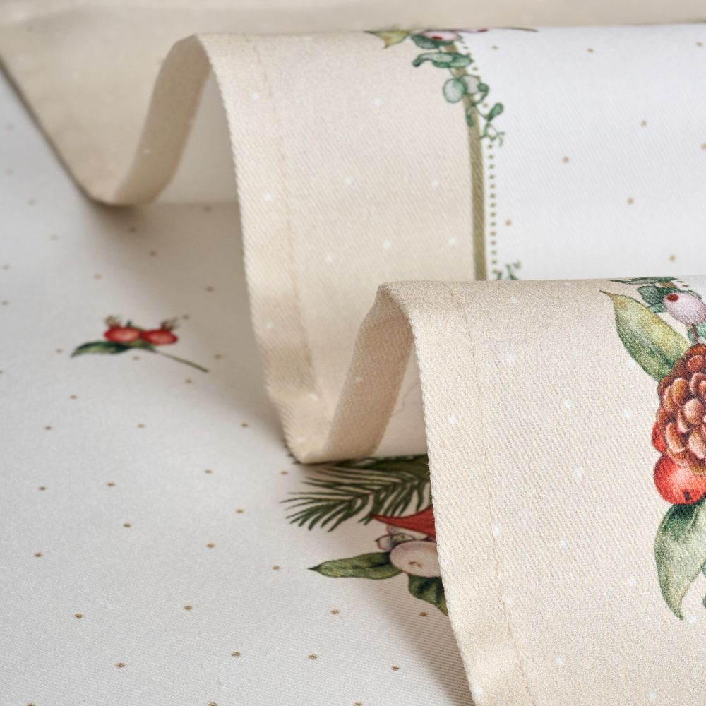 НАБОР ПОЛОТЕНЕЦ ИЗ 2ШТ"CELEBRATION",40Х60СМ, 100% ХЛОПОК,БЕЖЕВЫЙ,ТВИЛ