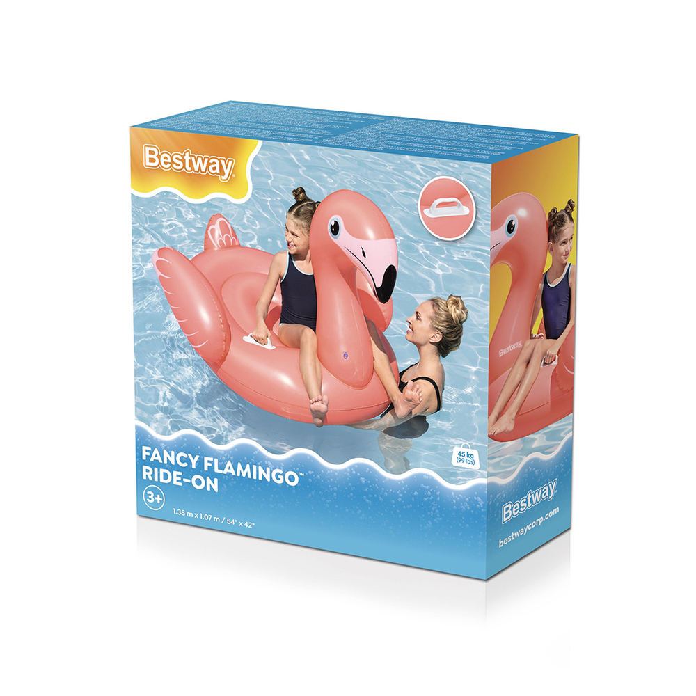 Надувная игрушка Bestway 41525 в форме фламинго для плавания