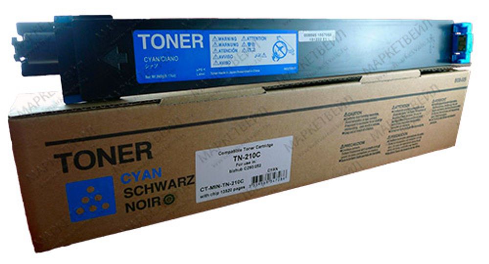 Тонер-картридж ELP, аналог Konica-Minolta TN-210C для bizhub C250/252 cyan 12K
