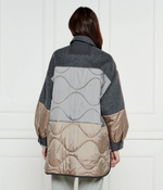 Хлопковая куртка OSSOLA wełnianą Weekend MaxMara - графитовый(154810116)