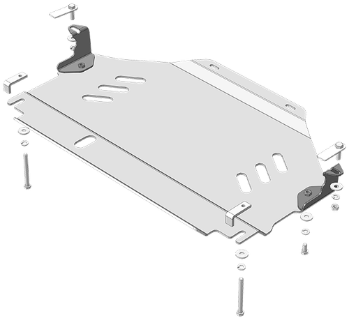 Защита КПП. 5 мм, Алюминий. для Volkswagen Touareg 2006-2010, Porsche Cayenne 2002-2007, Volkswagen Touareg 2010-2015, Volkswagen Touareg 2002-2006, Volkswagen Touareg 2015-2018, Porsche Cayenne 2007-2010 MOTODOR.35401