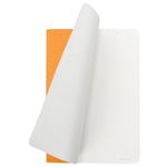 Тетрадь 60 л. в точку обложка кожзам под рогожку, сшивка, B5 (179х250мм), ЖЕЛТЫЙ, BRAUBERG BRIGHT, 403848