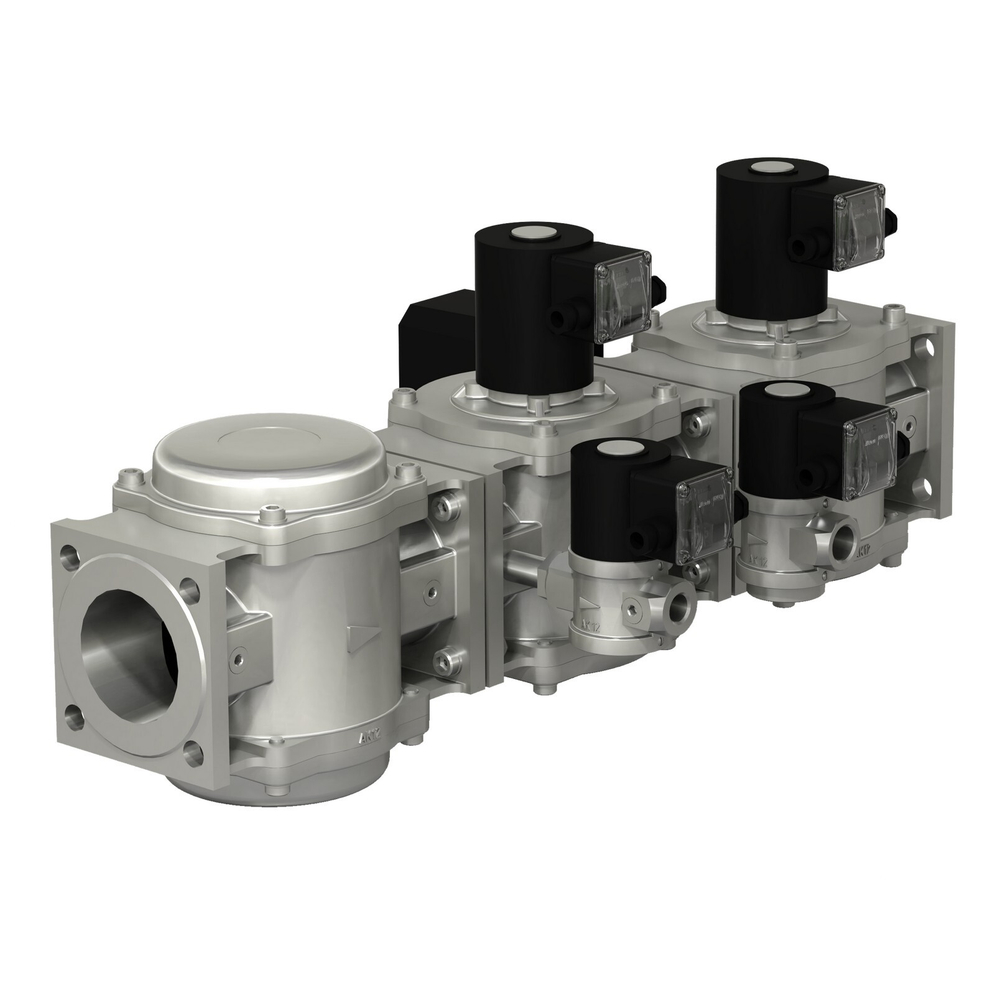 Блок клапанов газовых С4Н-5-113, ИСПОЛНЕНИЕ: ст., фл., ≈220 В, 50 Гц, У3.1