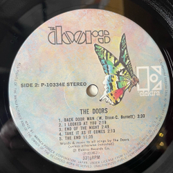 Винтажная виниловая пластинка LP The Doors (Japan 1977) (Obi) Light My Fire