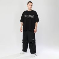 Футболка CODERED Wide T Контур, черный