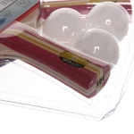 Набор для игры в настольный теннис Plus A04: ракетка 2 шт., шарик 3 шт.