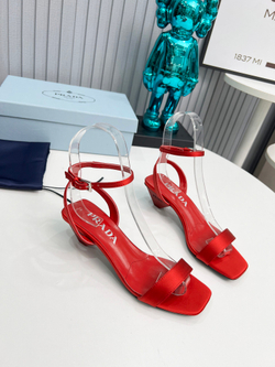 Prada Satin Sandals