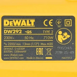 Импульсный ударный гайковерт DeWalt DW 292, DW292-QS